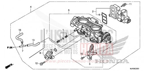 CORPS DE PAPILLON GL1800CF de 2015